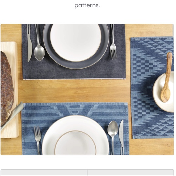 NWOT UBI-IND Mi Cocina Collection Denim Placemat - Picture 3 of 14